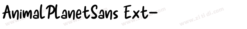 AnimalPlanetSans Ext字体转换